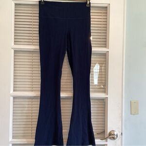 lululemon athletica Navy Blue Flare Leggings